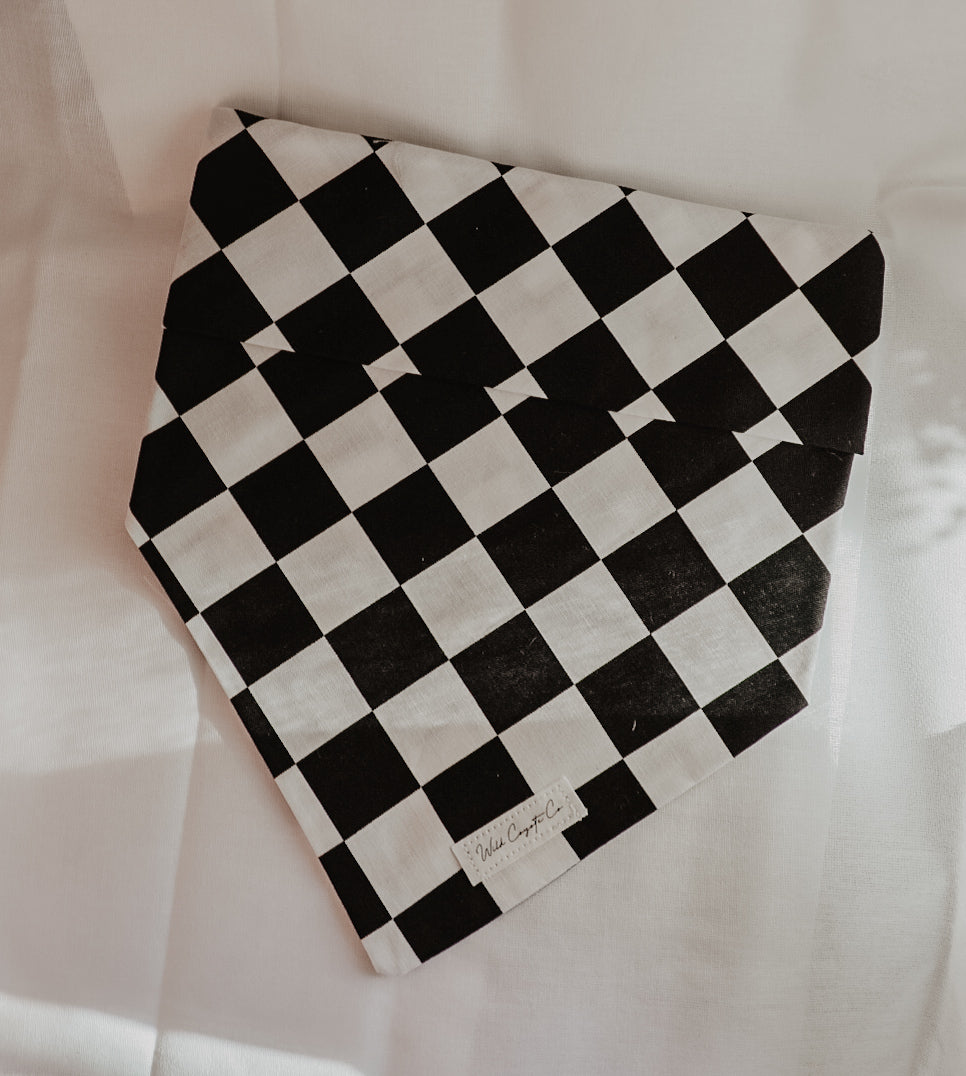 Checkered bandana