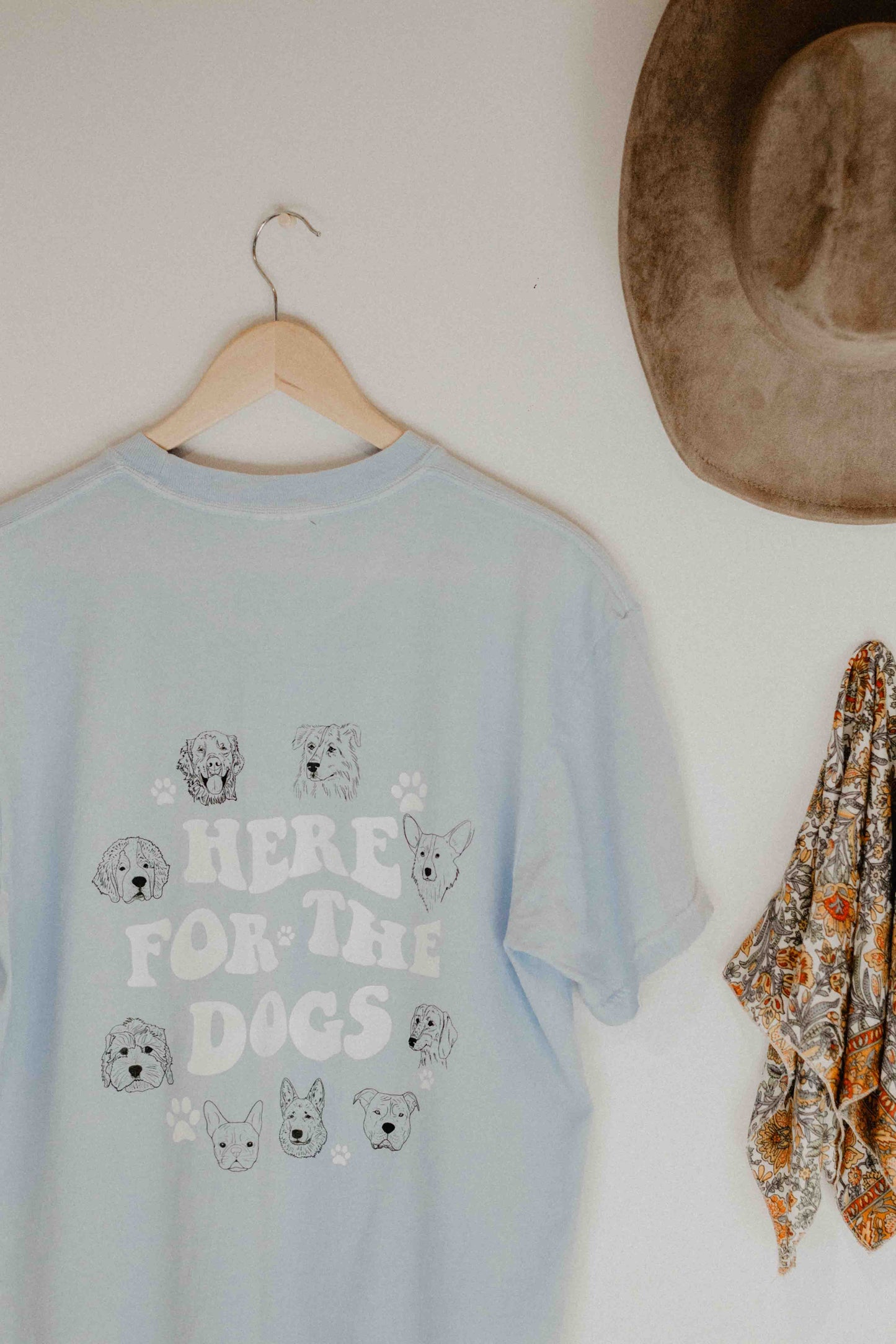 Here for the dogs shirt